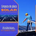 Anderson Limpeza de placa solar