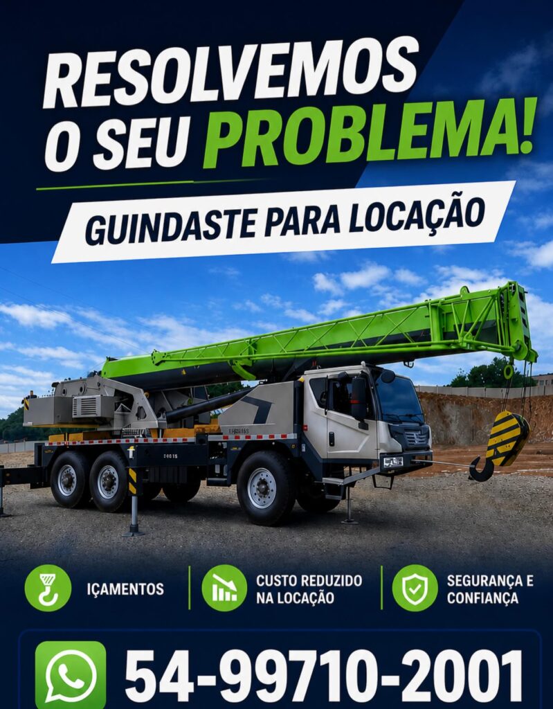Aluguel de guindaste força bruta